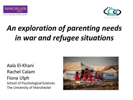 An exploration of parenting needs in war and refugee situations