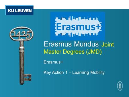 Erasmus Mundus Joint Master Degrees (JMD)