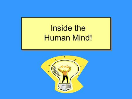Inside the Human Mind!. Objective #1: Explain the differences among creativity and innovation Creativity is the ability to develop new ideas and to discover.