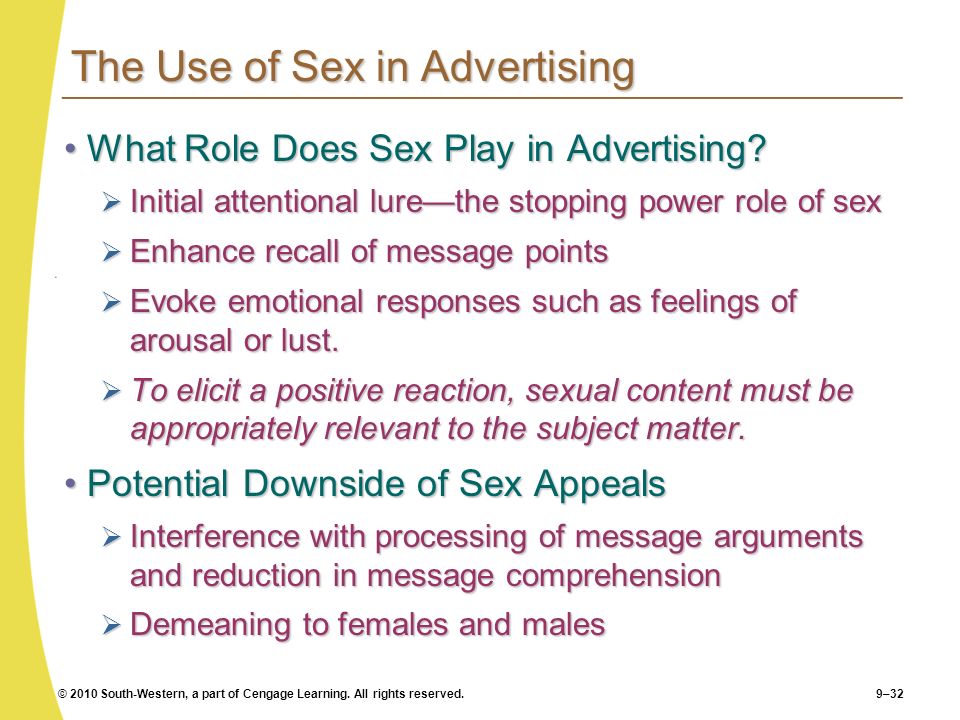 Use Of Sex In Advertising 4