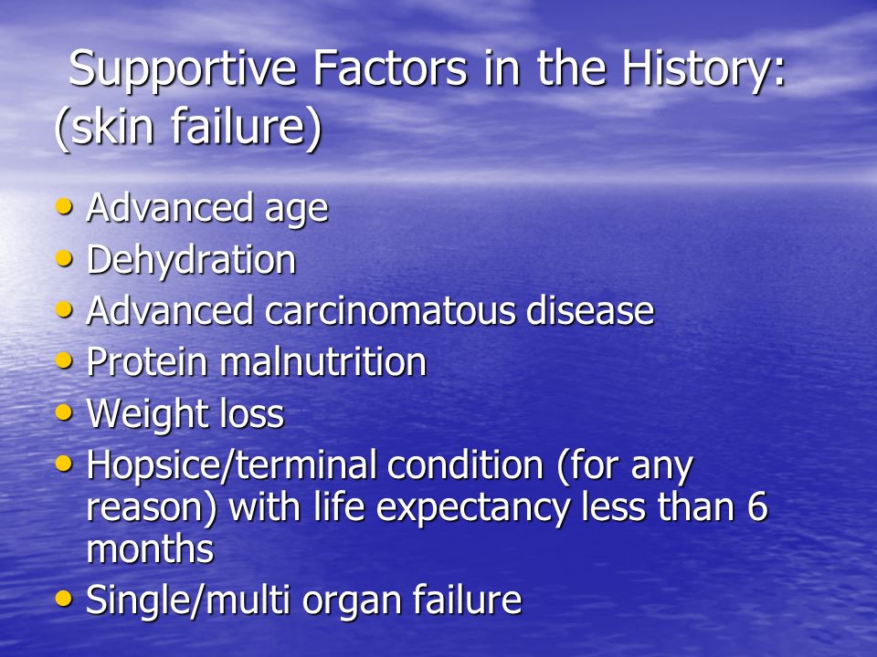 Weight Loss Organ Failure