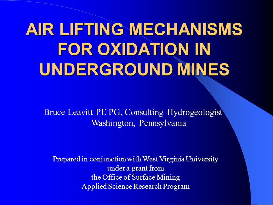 Lifting Mechanisms In Mining