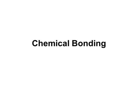 Chemical Bonding. LEWIS DOT FORMULAS OF ATOMS Chemical bonding usually involves only the outermost electrons of atoms, also called valence electrons.(