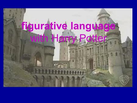 figurative language with Harry Potter