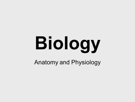 Biology Anatomy and Physiology. Organization Within the Body Cells- Basic unit of life, smallest functional unit within living things –Cell Specialization-
