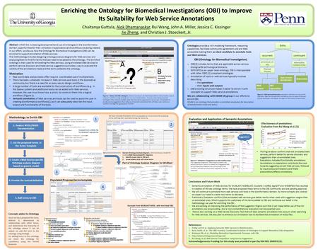 Enriching the Ontology for Biomedical Investigations (OBI) to Improve Its Suitability for Web Service Annotations Chaitanya Guttula, Alok Dhamanaskar,