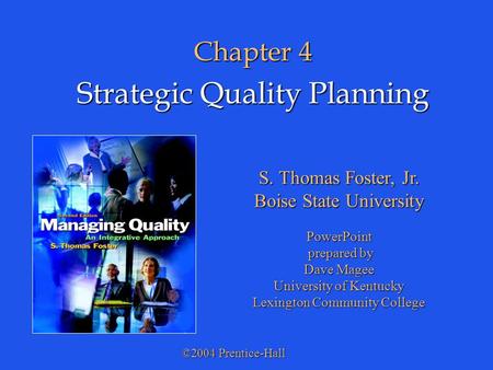 Strategic Quality Planning