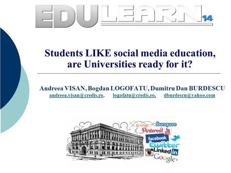Students LIKE social media education, are Universities ready for it?