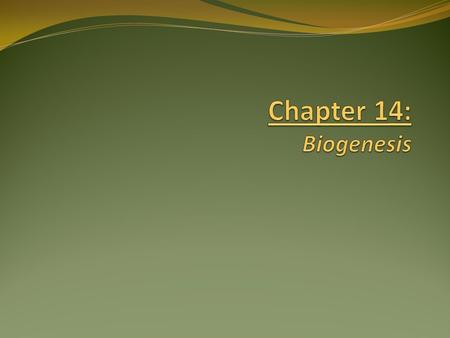 What is Biogenesis? Biogenesis is the principle which sates that all living things come from other living things. Before Biogenesis people believed that.