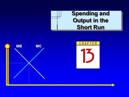 MBMC Spending and Output in the Short Run Spending and Output in the Short Run.