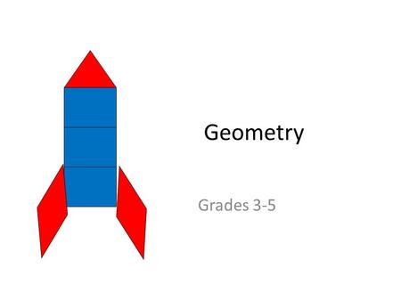 Geometry Grades 3-5. Goals:  Build an understanding of the mathematical concepts within Geometry, Measurement, and NBT Domains  Analyze and describe.