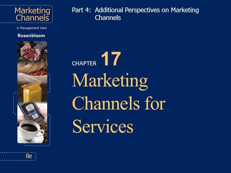 Marketing Channels for Services