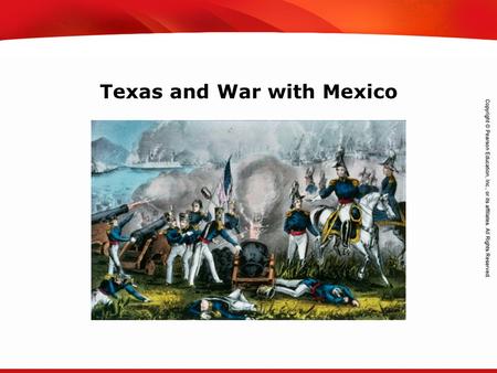TEKS 8C: Calculate percent composition and empirical and molecular formulas. Texas and War with Mexico.