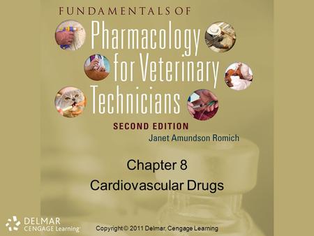 Chapter 8 Cardiovascular Drugs Copyright © 2011 Delmar, Cengage Learning.