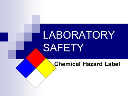 LABORATORY SAFETY Chemical Hazard Label. What is a MSDS sheet? A Material Safety Data Sheet (MSDS) is designed to provide both workers (students and staff.