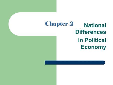 National Differences in Political Economy