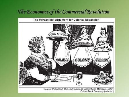 The Economics of the Commercial Revolution