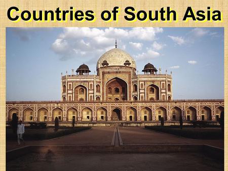 Countries of South Asia