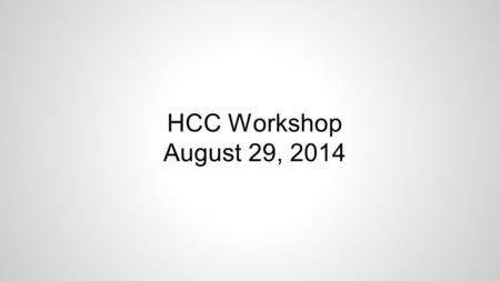 HCC Workshop August 29, 2014. Introduction to LINUX ●Operating system like Windows or OS X (but different) ●OS used by HCC ●Means of communicating with.