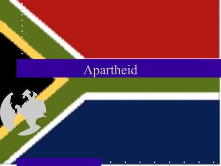 Apartheid. Apartheid Defined South Africa’s policy of “separate development” – a system designed to maintain white supremacy Instituted in 1948 by the.