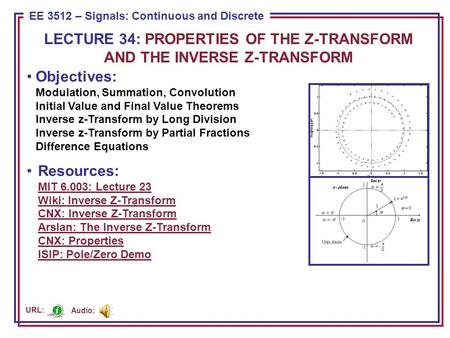 Properties of the z-Transform