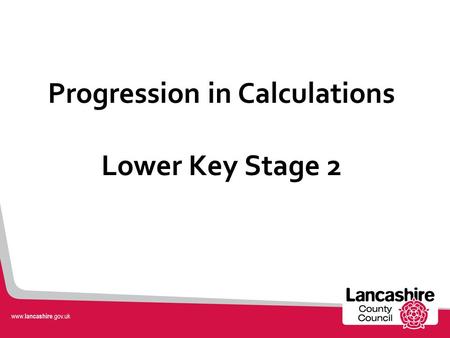 Progression in Calculations Lower Key Stage 2. Beginning Column Addition T U 6 7 2 4 1 8 0 9 1 +