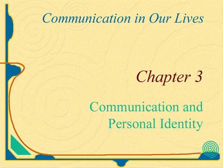 The Self Arises in Communication with Others