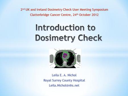 Introduction to Dosimetry Check