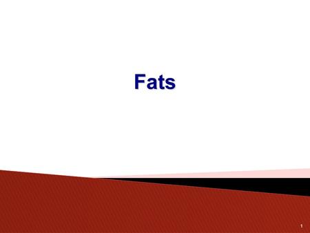 1 Fats.  Important _______________ source  1 gram of fat yields about ______ Calories  ______- ______ % of daily caloric intake  _______________ nutrient.