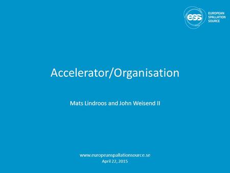 Accelerator/Organisation