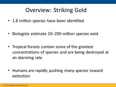 Overview: Striking Gold