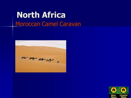 North Africa Moroccan Camel Caravan. Regions Of Africa.