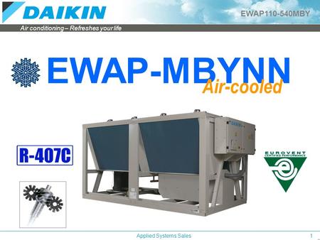 EWAP-MBYNN Air-cooled Applied Systems Sales.