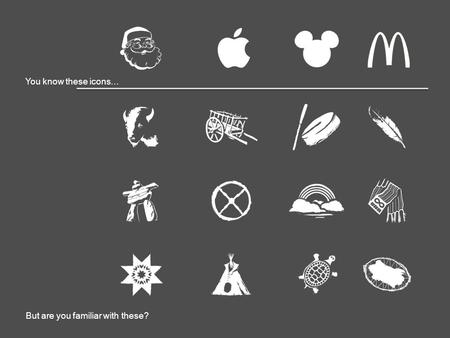 You know these icons… But are you familiar with these?