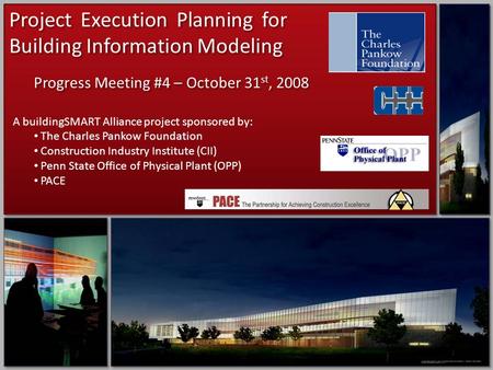 Project Execution Planning for Building Information Modeling