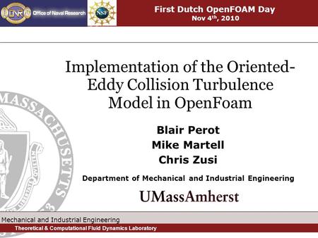 First Dutch OpenFOAM Day