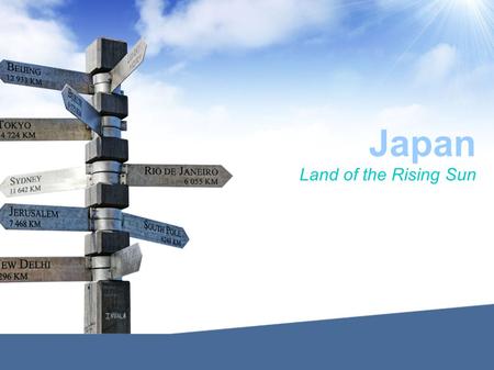 Japan Land of the Rising Sun. Introduction My name is Ageev Andrew. I'm a student of the 10 th form. I study English and Japan languages and very fond.