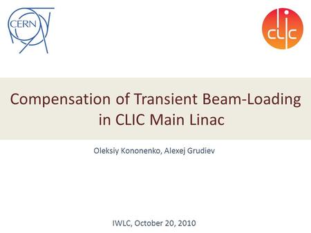 Compensation of Transient Beam-Loading in CLIC Main Linac