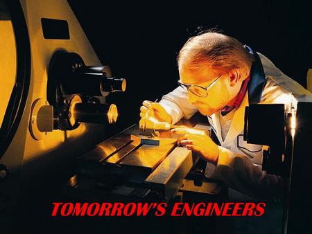 TOMORROW’S ENGINEERS. History Of Metallurgical Engineering A magic material No substance has been as important as metal in the story of man's control.
