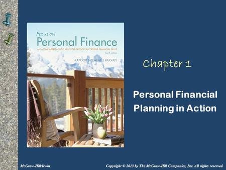 Chapter 1 Personal Financial Planning in Action McGraw-Hill/Irwin