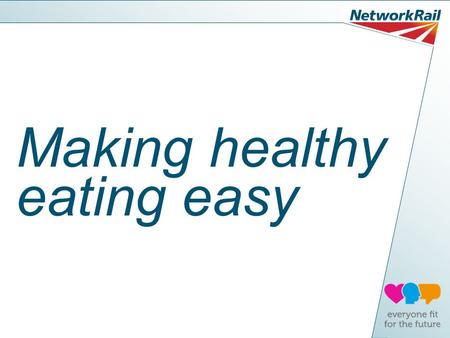 Making healthy eating easy. What we’ll cover today The benefits of a healthy diet The issue with fad diets What a healthy diet consists of What simple.