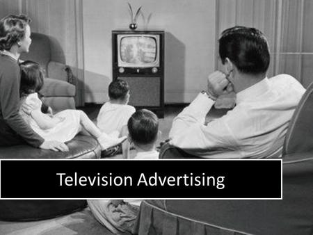 Television Advertising. Television's broad reach makes it a powerful tool for advertisers. Television commercials have become one of the most effective,