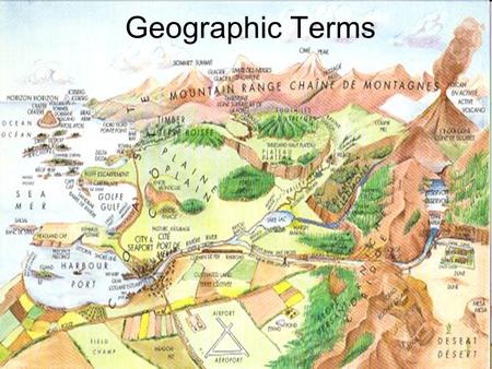 Geographic Terms.