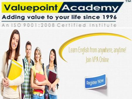 STUDENT TRAINER What you will get at VPAOnline One-to-one lessons at your convenience A range of courses for every need Online assessment test to check.