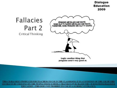 Fallacies Part 2 Critical Thinking