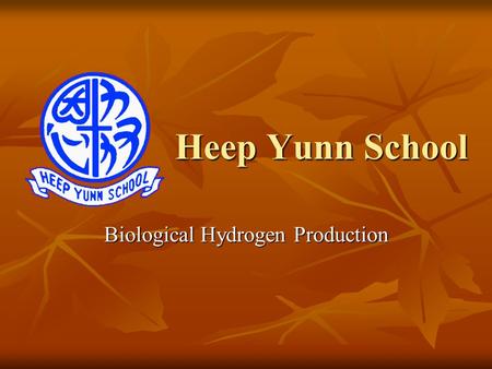 Biological Hydrogen Production