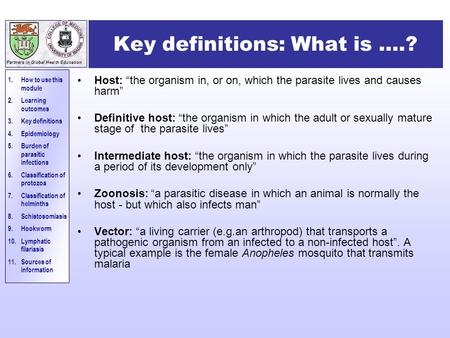 Key definitions: What is ….?