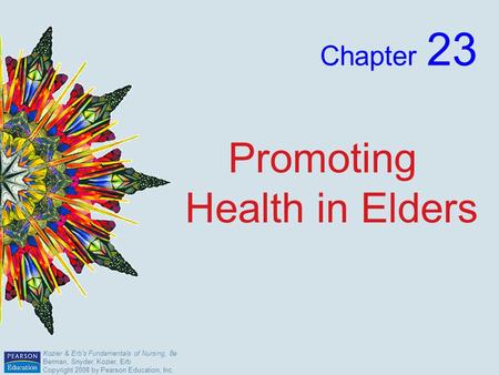 Promoting Health in Elders