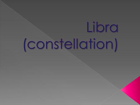 Libra (constellation)