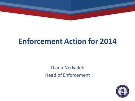 Enforcement Action for 2014